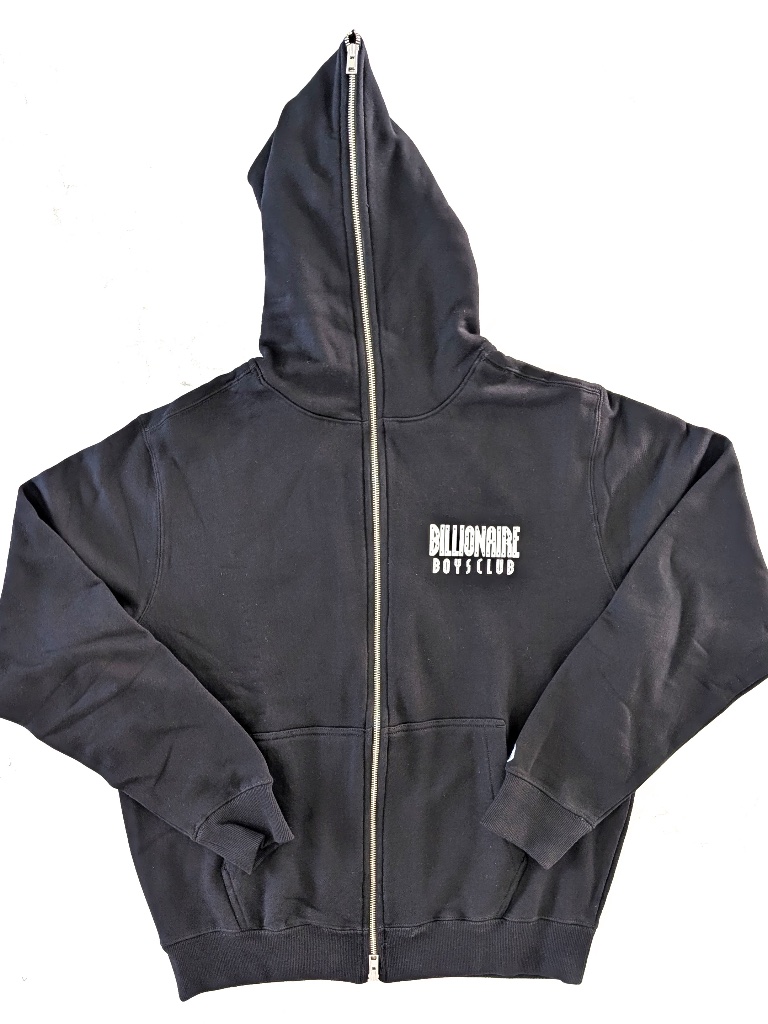Billionaire Boys Club Hoodie New L Black Bb Astro Full Zip Up Sweatshirt